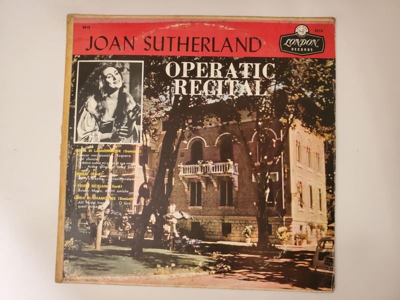 Joan Sutherland Operatic Recital vinyl record